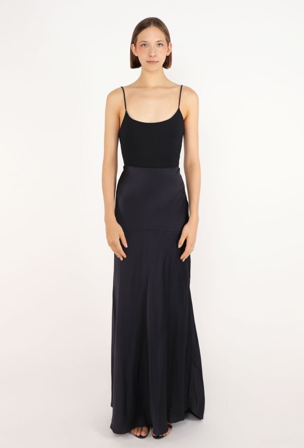 Lanvin Charmeuse Bias-Cut Skirt - 3