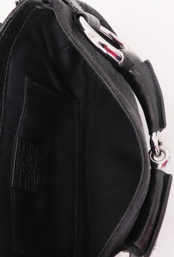 Gucci Black Horsebit Monogram Bag - 12 Gucci Black Horsebit Monogram Bag - 12