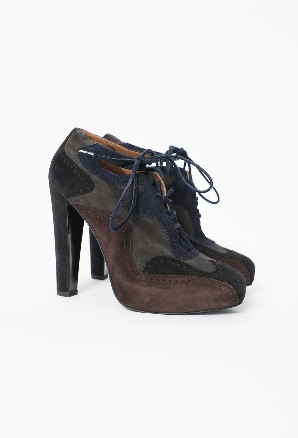 Hermès Platform Brogue Pumps - 3