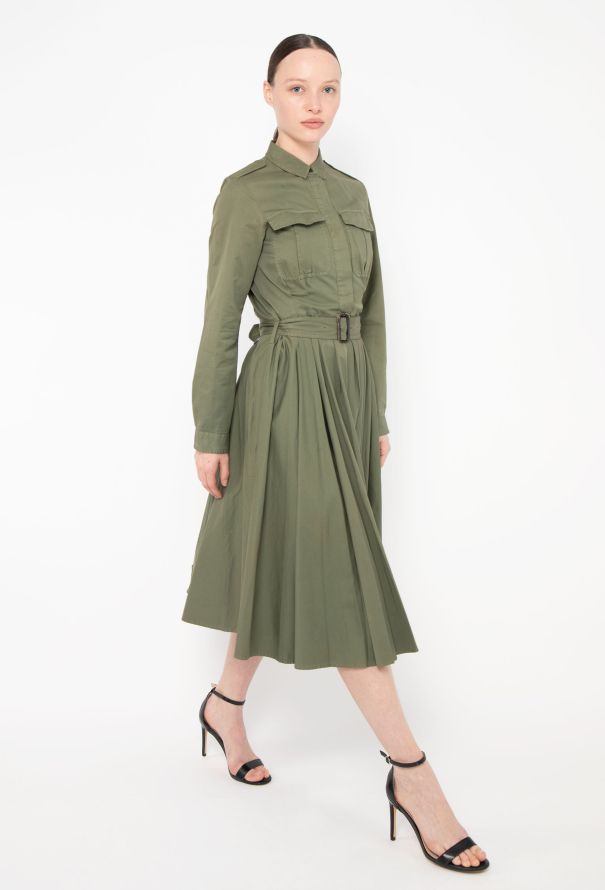 Dries Van Noten 2010 Pleated Utility Dress - 3 Dries Van Noten 2010 Pleated Utility Dress - 3