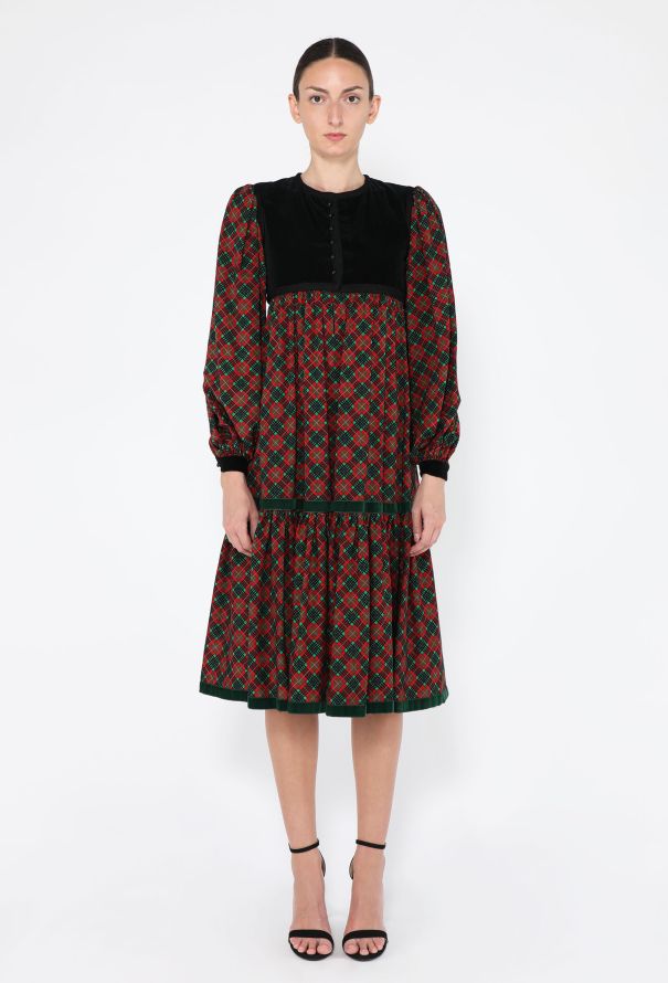 Saint Laurent Russian Velvet Dress, F/W 1977 - 1