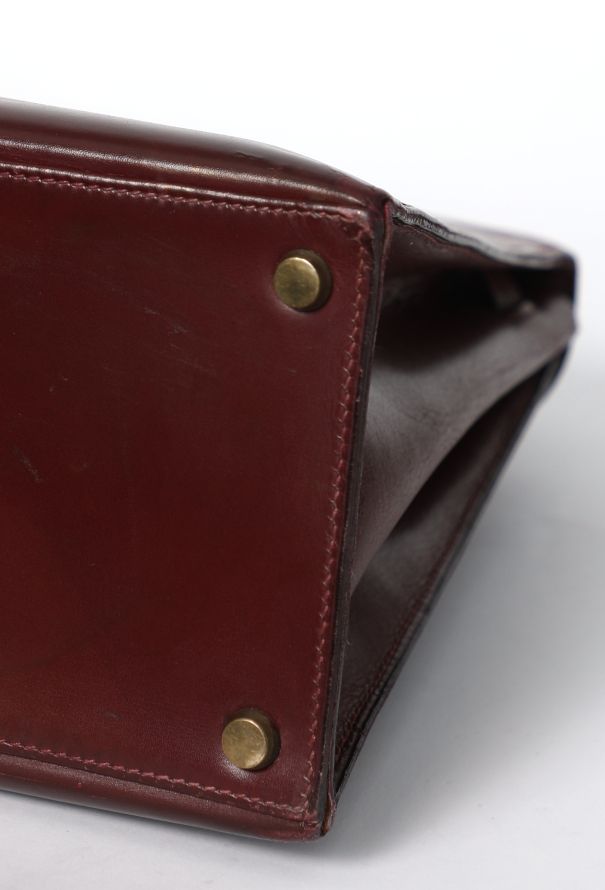 Hermès Vintage 1954 Rouge H Box Kelly Sellier 32 - 10