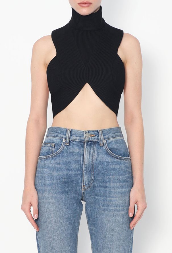 Alaïa S/S 2023 Ribbed Open-Back Top - 1