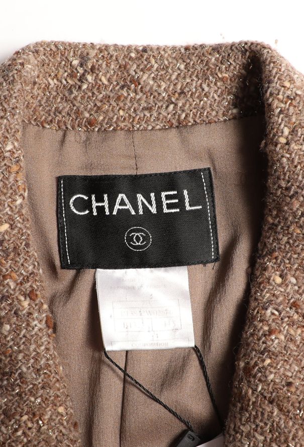 Chanel 1999 Lamé Tweed Jacket - 6