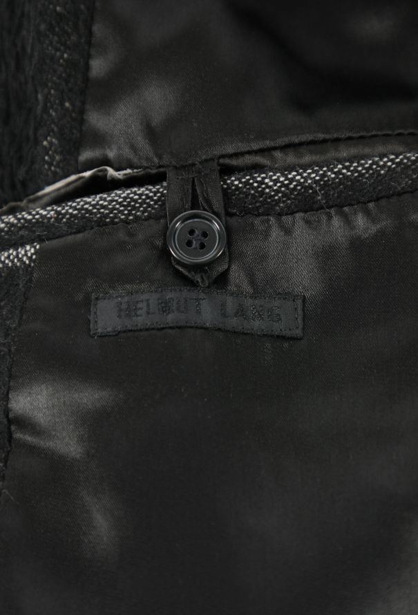 Helmut Lang Rare F/W 2000 Wool Brushed Peacoat - 8