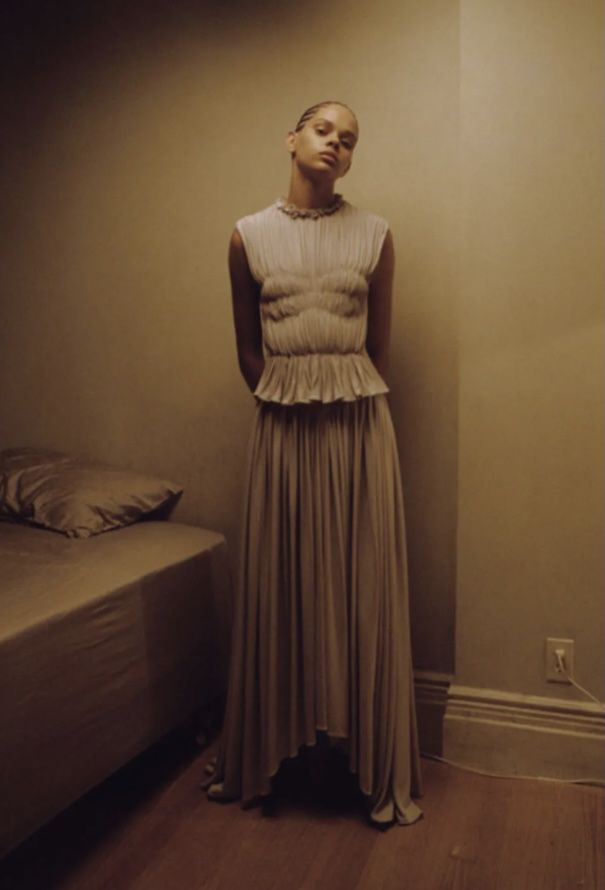 Khaite Resort 2022 Pleated Genevie Gown - 2