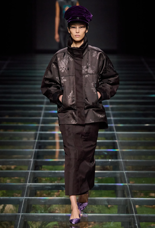 Prada F/W 2024 Sculpted Rose Kitten Heels - 2