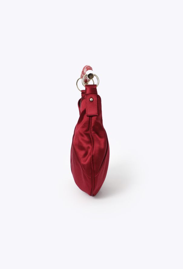 Saint Laurent Early 2000s Crepe Satin Mini Mombasa Bag - 5