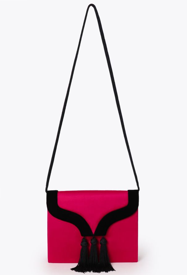 Saint Laurent '90 Fuschia Tassel Bag - 1