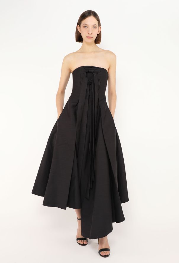 Loewe 2021 Ribbon Bustier Gown - 1