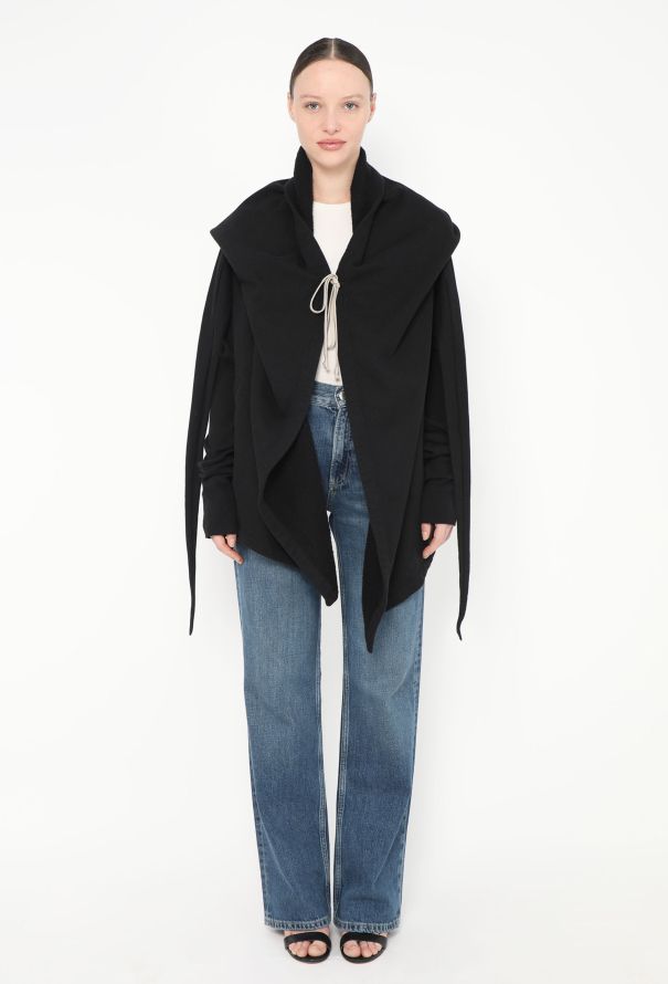 Rick Owens Drkshdw Hooded Oversized Sweater - 2