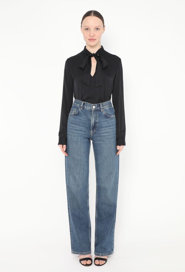 The Row Classic Silk Lavallière Blouse - 3 The Row Classic Silk Lavallière Blouse - 3