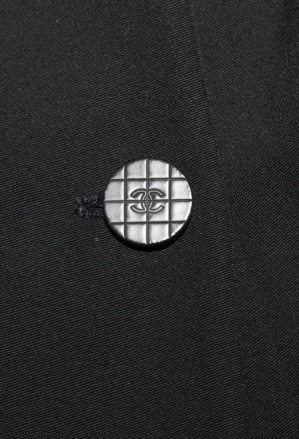 Chanel S/S 2001 Notched 'CC' Blazer - 8