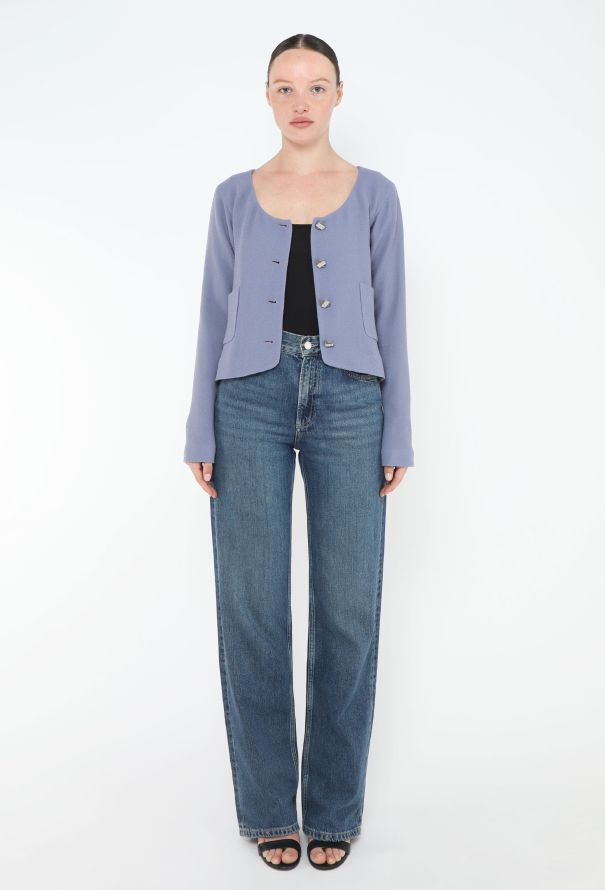 Chanel Resort 2012 Scoop-Neck Jacket - 6 Chanel Resort 2012 Scoop-Neck Jacket - 6