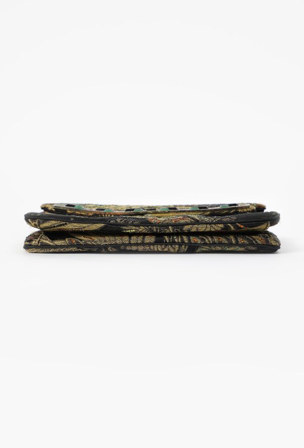Judith Leiber Vintage Embellished Tropical Clutch - 7