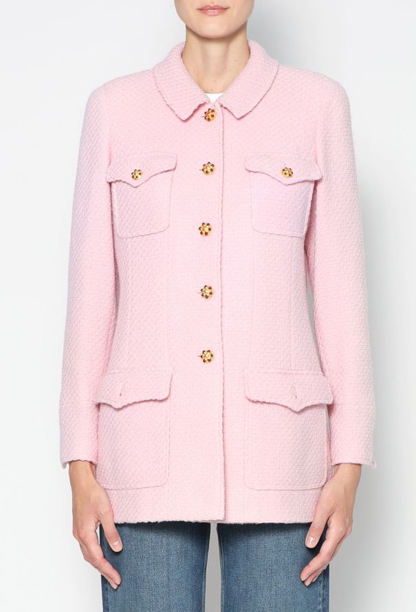 Chanel COLLECTOR F/W 1996 Gripoix Tweed Jacket - 6