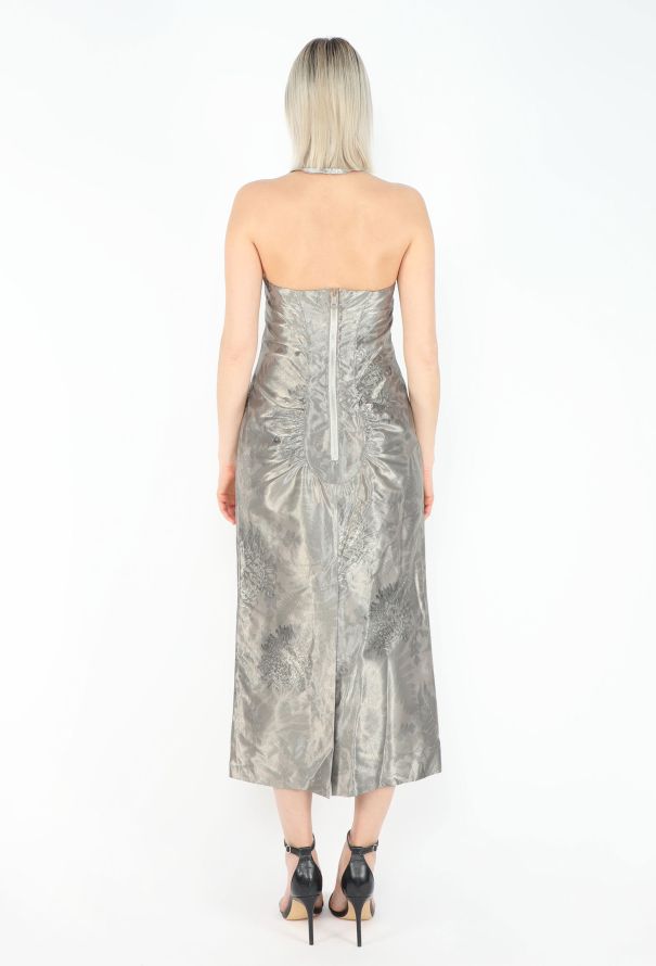 Chloé Iridescent Silk Halter Dress, 2001 - 4