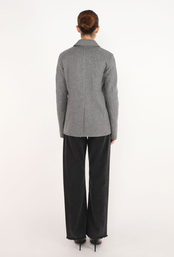 Céline Cashmere Double-Breasted Jacket - 4