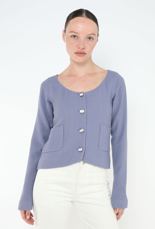 Chanel Resort 2012 Scoop-Neck Jacket - 4 Chanel Resort 2012 Scoop-Neck Jacket - 4