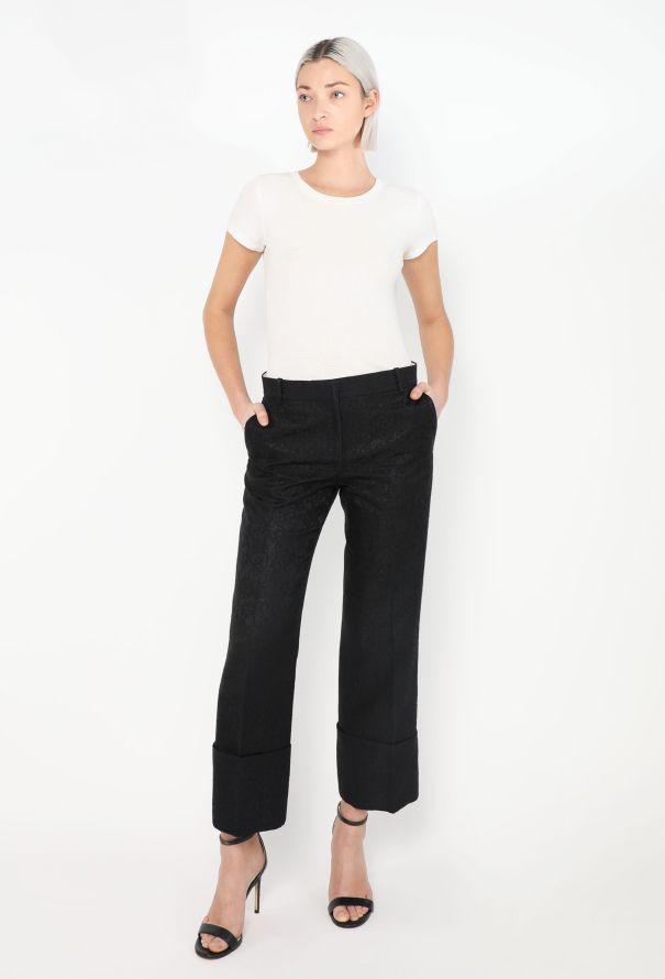 Céline S/S 2012 Floral Jacquard Trousers - 4 Céline S/S 2012 Floral Jacquard Trousers - 4