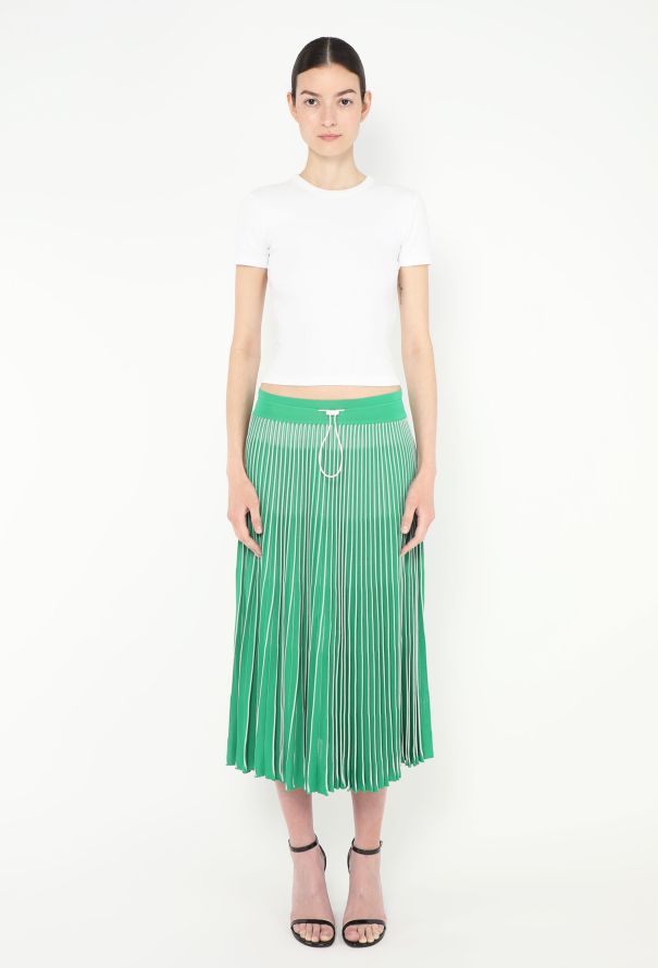 Valentino Resort 2018 Bicolor Pleated Skirt - 1