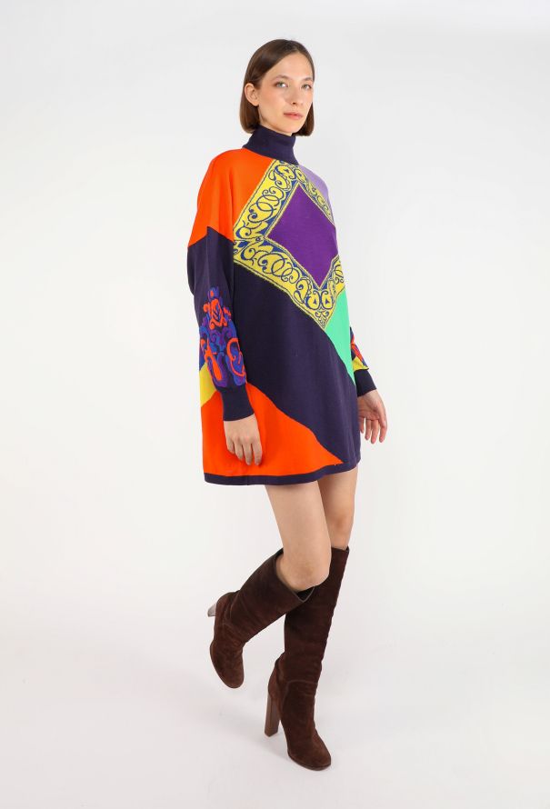 Gianni Versace Baroque Intarsia Sweater, 1989 - 4