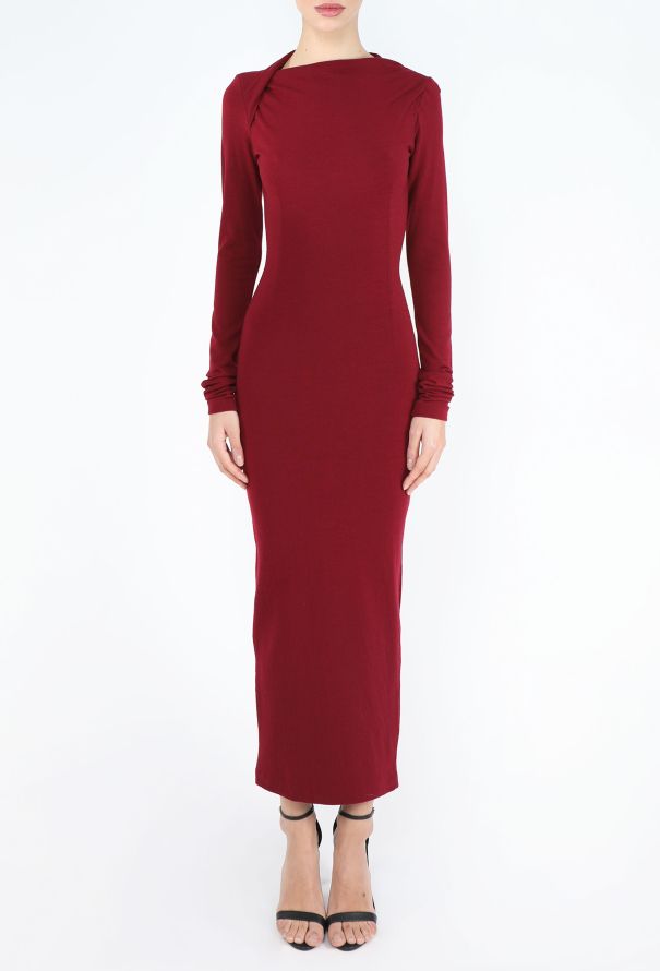 Dolce & Gabbana '80s Jersey Draped Bodycon Dress - 2