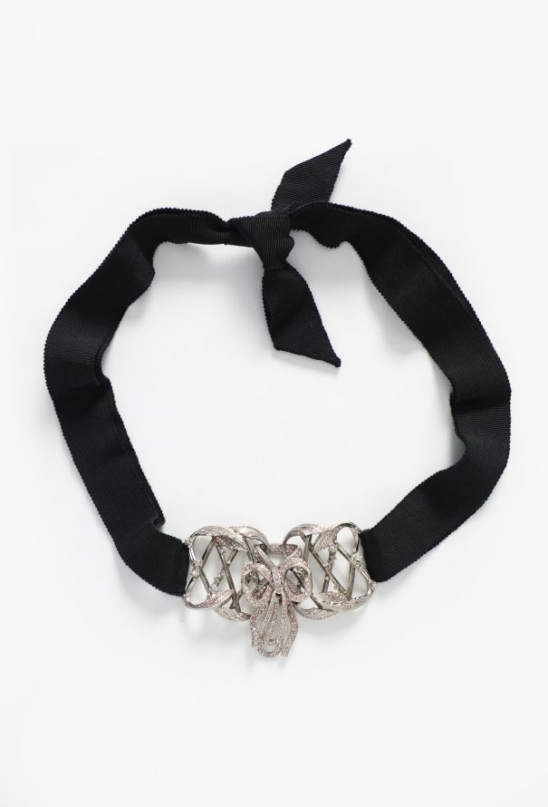 Chanel 2013 Haute Couture Embellished Bow Choker - 3