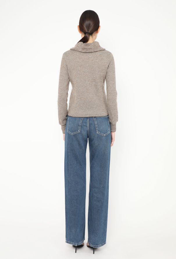 Chanel F/W 2015 Striped Mohair Turtleneck - 4 Chanel F/W 2015 Striped Mohair Turtleneck - 4