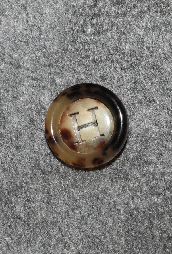 Hermès Asymmetrical Notched Cashmere Coat - 7