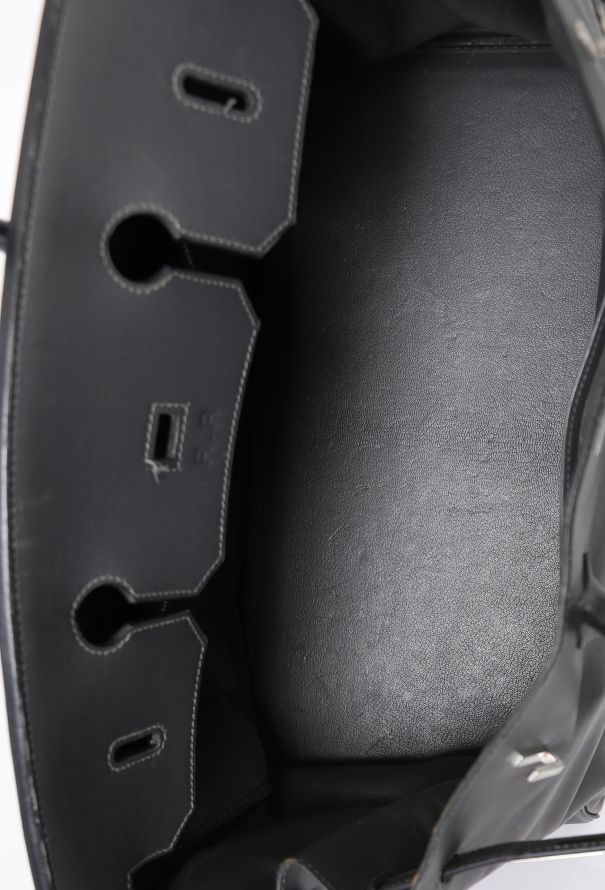 Hermès Dark Grey Box Birkin 40 - 13