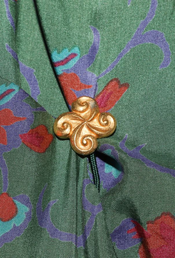 Saint Laurent F/W 1996 Silk Tunic Ensemble - 9 Saint Laurent F/W 1996 Silk Tunic Ensemble - 9