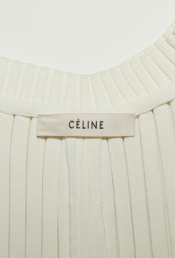 【PHOEBE PHILO】コットンツイル ベスト ドロップウエスト PHOEBE PHILO | RELAXED LONG SLEEVE JERSEY | BLACK COTTON JERSEY