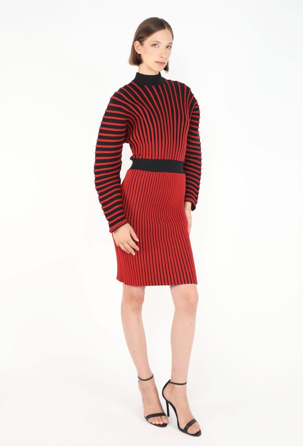 Louis Vuitton Resort 2020 Ribbed Batwing Dress - 3