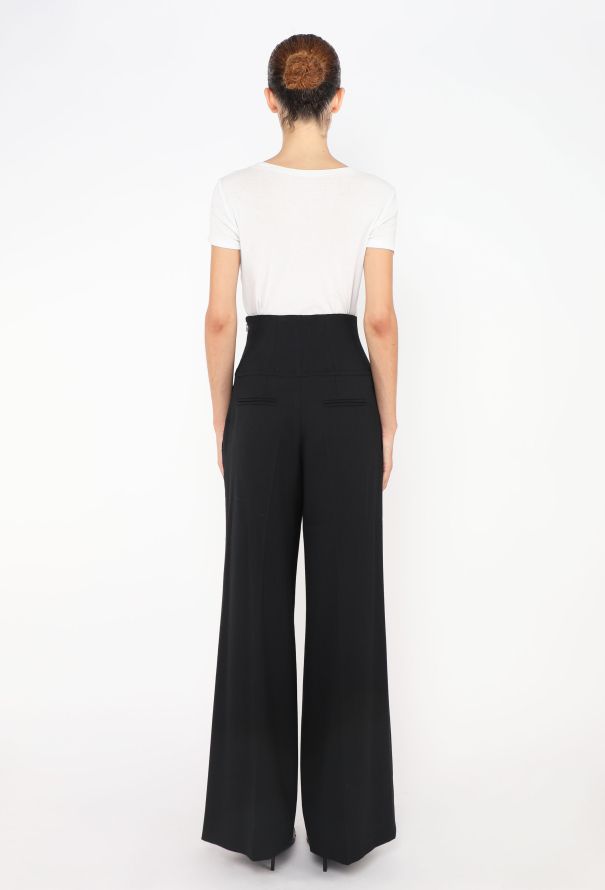 Christian Lacroix Late '90s Piqué Flared Trousers - 4