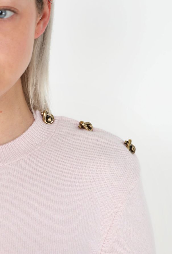 Bottega Veneta Resort 2023 Cashmere Knot Button Sweater - 2