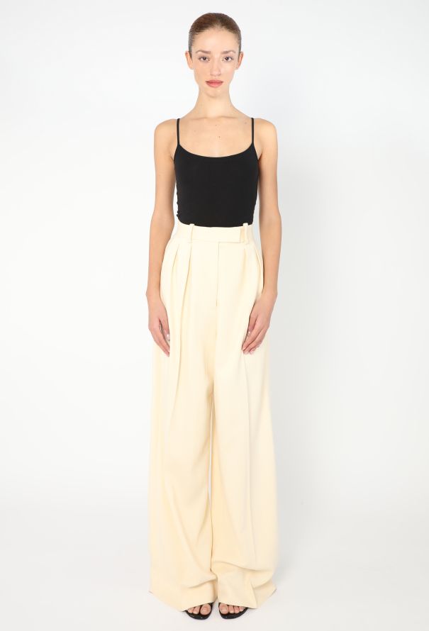 Khaite 2023 Teyana Wide-Leg Trousers - 1