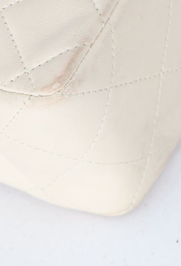 Chanel White Mini Square Timeless Bag - 8