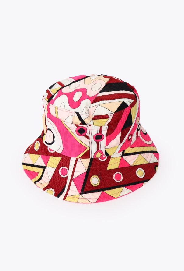 Emilio Pucci Graphic Corduroy Bucket Hat - 4