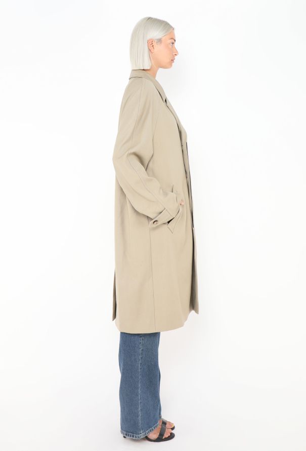 Céline Classic Twill Coat - 3