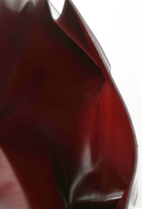 Hermès Vintage Burgundy Box Rio Clutch - 11