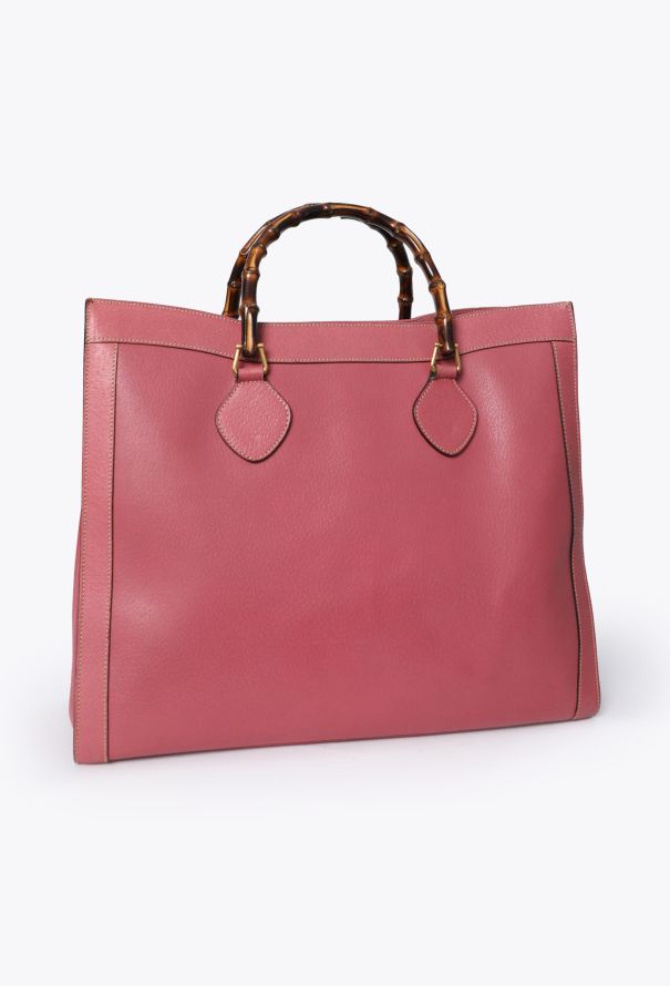 Gucci Vintage Bamboo Diana XL Tote Bag - 2