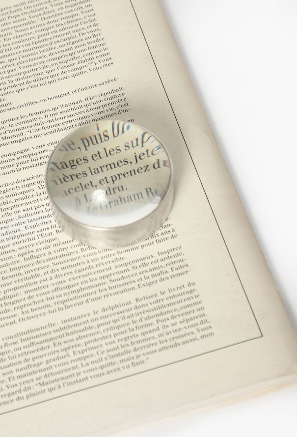 Hermès Silver Desktop Magnifying Glass, 1960s - 2