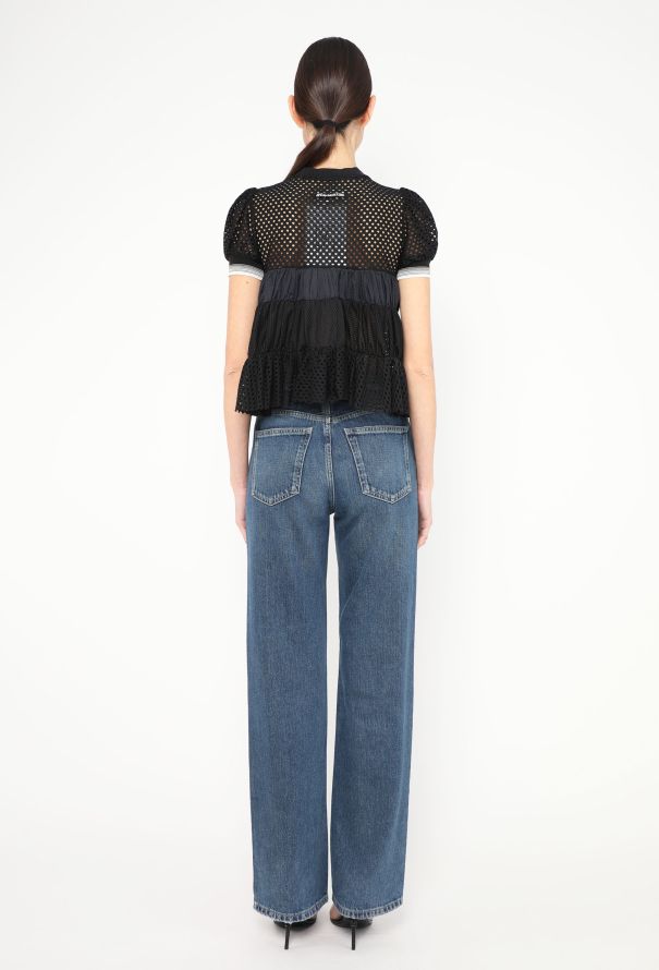 Jean Paul Gaultier Early 2000s Ruffled Jersey Top - 3 Jean Paul Gaultier Early 2000s Ruffled Jersey Top - 3