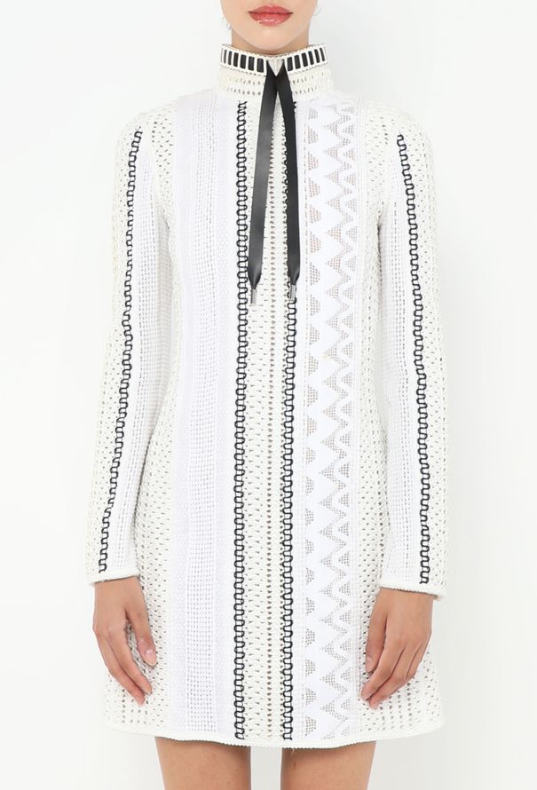 Louis Vuitton S/S 2015 Woven Eyelet Dress - 3 Louis Vuitton S/S 2015 Woven Eyelet Dress - 3