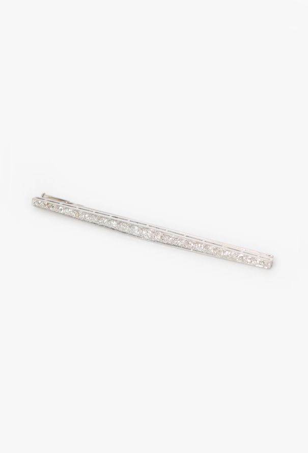 Vintage Fine Jewelry Art Déco 1.60 Carats Diamond Barette Brooch - 3 Vintage Fine Jewelry Art Déco 1.60 Carats Diamond Barette Brooch - 3