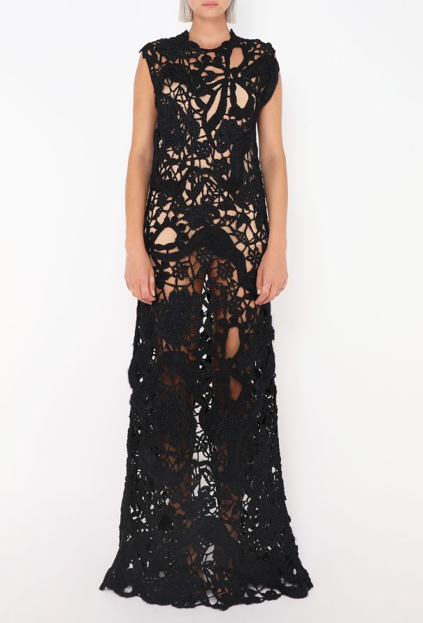 Jil Sander F/W 2024 Cornelly Crochet Gown - 4