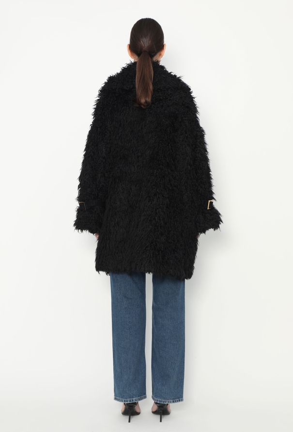 Céline Pre-Fall 2013 Faux Shearling Coat - 6
