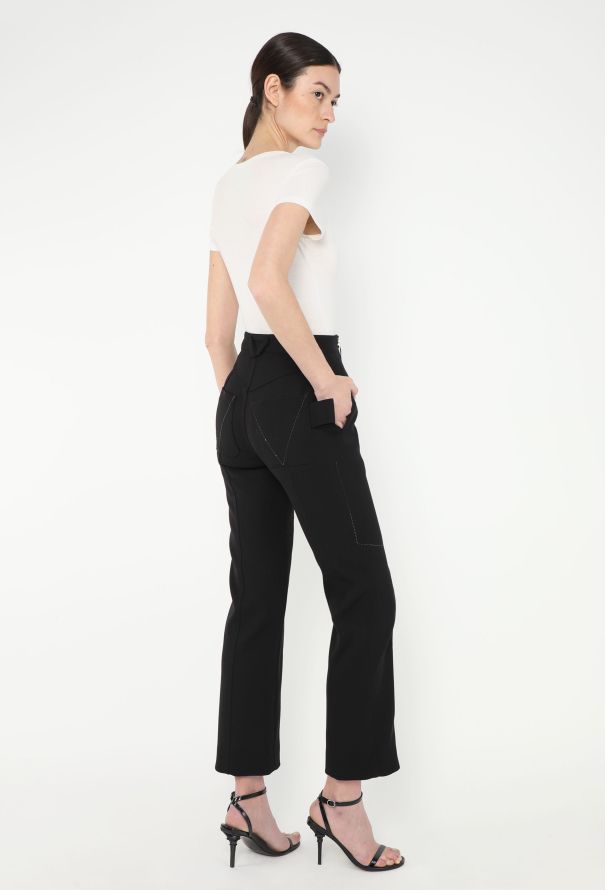 Bottega Veneta F/W 2021 Cropped Zip Trousers - 5