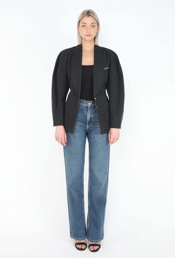 Alaïa RARE 1984 Cinched Wasp Blazer - 5